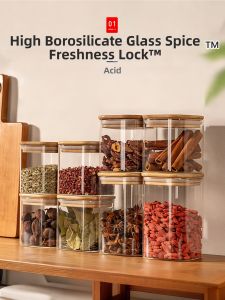 ZHIFAN | Glass Seasoning Storage Container