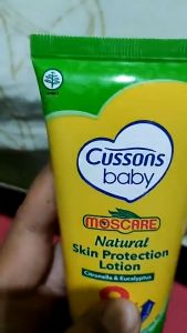 Cussons Baby Lotion Moscare Skin Protection - Losion Bayi Anti Nyamuk 50gr