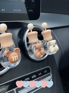 [Buy 3 Get Free Gift] Scentopia Car Air Vent Perfume and cute bottle car air freshener Diffuser 汽车香水附加瓶子套装 香薰