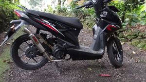 KNALPOT DAENG SAI4 UNTUK BEAT FI / BEAT CARBU / BEAT POP / BEAT STREAT / VARIO 110 / VARIO 125 / VARIO 150 / MIO SPORTY / MIO J / NMAX / PCX / AEROX / MIO SOUL DLL