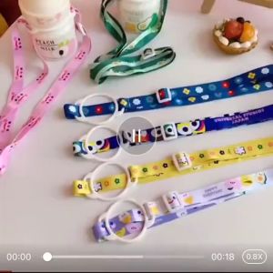 水瓶背带卡通便携式二合一奶瓶饮料保温杯背带绳子水杯挂绳water bottle strap  儿童户外便携矿泉水瓶挂绳斜跨饮料瓶背带绳保温杯硅胶圈背带挂带