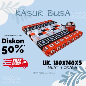 Kasur Busa ukuran 180x140x5 Kasur busa untuk 3 orang super bed