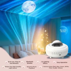 jiuxin lighting | Romantic Aurora Star Projector Night Light