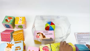 Đồ Chơi Bằng Vải Cho Bé Sơ Sinh - Bộ 12 Khối Bao Gồm Bóng - Hiệu PiPoVietnam
