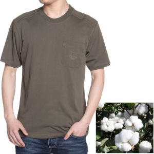 Middle-Aged Men Short Sleeve T-Shirt Middle-Aged and Elderly Summer round Neck Pure Cotton plus Size Daddy Mens Outfit Pocket Undershirt