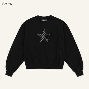 SMFK | Classic Loose Round Neck Versatile Long Sleeve Sport Hoodie