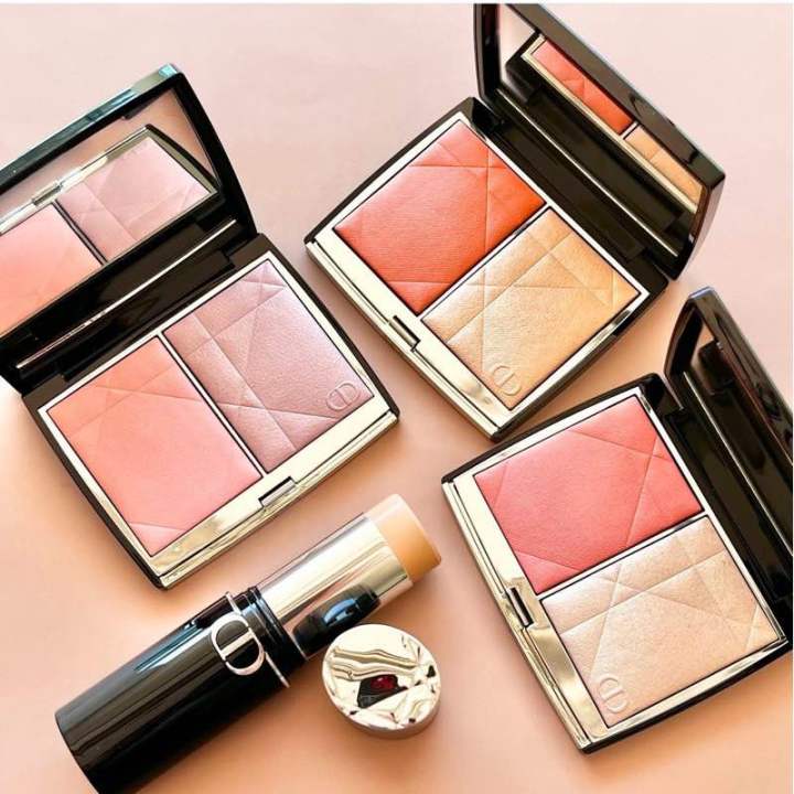 Dior Rouge Blush Colour & Glow บลัชออนดูโอ้มาพร้อมไฮไลต์ สีสวยมาก ...