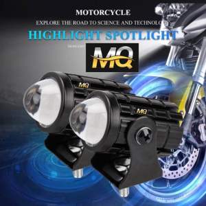 Đèn Trợ Sáng Bi Cầu Mini xe máy Chính Hãng MA 2 Màu Cos vàng Pha Trắng Tặng Công Tắc