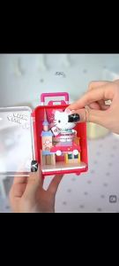 AREA-X | AREAX Building Blocks Sanrio Suitcase Blind Box Kawaii Kuromi Keychain Cute Building Toy My Melody Childrens Cinnamoroll Gift