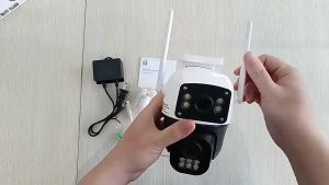 Dual Lens V380 Pro WIFI/4G SIM Card Dual Lens CCTV 8MP Full HD Night Vision AI Intelligent Detection Alarm Security Camera