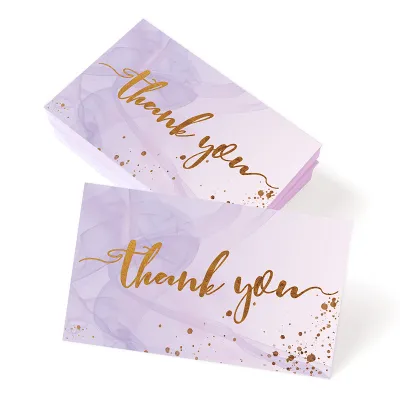 20/50/100pcs Thank You Card Gift Packaging Decor Card Wedding Festival Party Gifts Card Invitation Card Business Label Tag Card