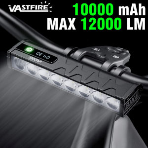 Bicycle Light Front With Taillight 25500Lumen Bike Light 10000mAh Flashlight USB Charging MTB Road Cycling Lamp Accessories