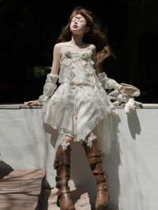 Miaojun Studio Original Moonlight Whisper Lolita Dress Asymmetrical Skirt Wandering Wind Young Adult