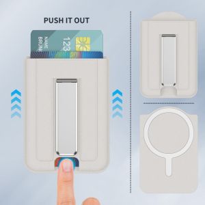 For Magsafe Magnetic Anti-theft Leather Wallet Stand Bank Cards Slot For iPhone 17 16 15 14 13 12 Pro Max Swipe Fold Stand Cover