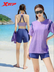 XTEP | Bộ Đồ Bơi Giúp Gọn Gàng Thoải Mái Cho Phụ Nữ 3 Món