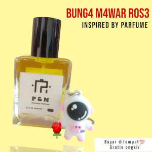 parfum wanita - bunga mawar rose aroma nya fresh kualitas terbaik Non alkohol//