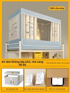 YANXI | Rèm Mùng Chống Muỗi Tích Hợp cho Giường Tầng Ký Túc Xá