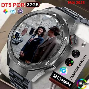 Đồng Hồ Thông Minh Nam Thời Trang 32GB Bộ Nhớ Lớn Với Menu 3D TWS Định Vị GPS Gọi Video HD - Mẫu GUHUAVMI 2025