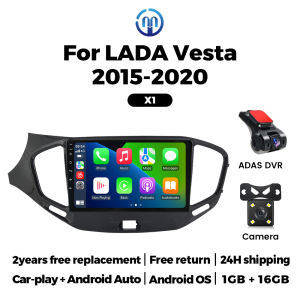 MEKEDE Car Radio Multimedia System For LADA Vesta 2015 2016 2017 2018 2019 2020 Support Carplay Rear Camera 2 Din Head Unit