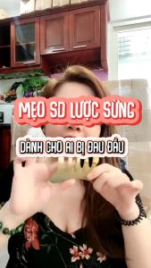 Dụng Cụ massage Mặt Lược Đa Năng Sừng Diện Chẩn Thân Tâm