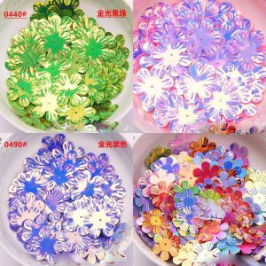 22 / 30mm 10g Jinguang Liuyuan Plum Sequin DIY Handmade Clothing Apparel Accessories Material Wedding Party Decoration Sequin