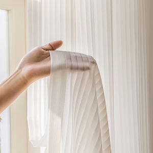 MOLORE | Insulating UV Blocking Translucent White Sheer Curtain