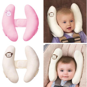 Infant Stroller Neck Pillow Banana Car Seat Head Protector Pillow Baby Stroller Sleeping Neck Support Pillow Cartoon Flower