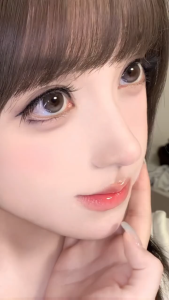 （COD）Korean warm brown contact  14.0mm contact  with solution Mabilis na pagpapadala