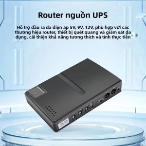 Bộ Nguồn Dự Phòng DC UPS 1018L Tích Hợp Bộ Chuyển Đổi Quang Cat Cho Bộ Định Tuyến 5V 9V 12V 15V 24V - Hệ Thống Cấp Điện Liên Tục Không Cần Pin