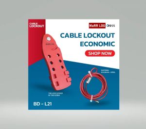 ตัวล็อคสายไนลอน ตัวล็อคสายเคเบิลECONOMIC CABLE LOCKOUT Nylon Economic Safety Cable Lockout BD-L21 สายล็อค สายล็อคสายไฟ สายล็อคสายไฟ 2 ชั้น - Lazada