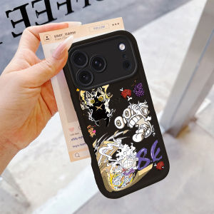 One Piece | Anime ONE P-PieceS Luffy Zoro phone case For iPhone 11 12 13 14 15 16 17 E Pro Max Plus Mini Lens Protective Black Soft Shell