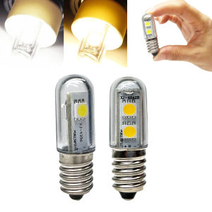 T15 E14 LED Corn Light Bulb 0.5W 1W 5050 SMD Cold Warm White Lamp For Refrigerator Night Lights Energy Saving AC 220V