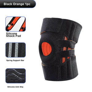 Sports Knee Protector Thin Strap Silicone Knee Support for Outdoor Hiking Badminton Squat Meniscus Protection