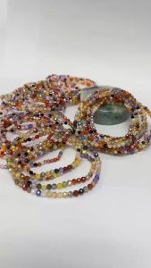 สร้อยแขนหินมณีใต้น้ำ ขนาด2.5มิล ช่วยให้จิตใจสงบ