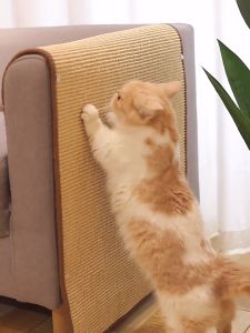Cat sisal scratcher mat cushion durable anti-scratch mat for furniture protect