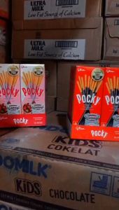 Glico Pocky MINI PACK CHOCOLATE / COKELAT - (HARGA PER 10 BOX)