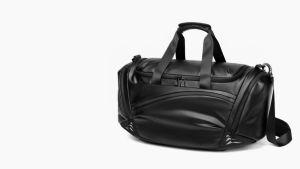 SEA CHOICE Black  Bag Oxford Waterproof Travel Bag Wih Shoes Compartment Duffle Cross Body Sling Bag for Men Crossbody Duffle Bag with 17.3-inch Laptop Compartment