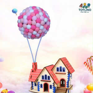 Đồ chơi lắp ráp gỗ 3D - Mô hình Mini House nhà gỗ xinh xắn