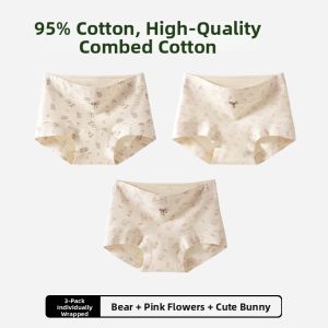 JIAZINI | Antibacterial High Waist Cotton Women Shorts