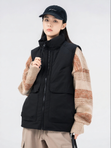 AOGZ | Trendy Functional Stand Collar Down Vest Warm Thicker