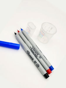 Sharpie Triple Fine Marker ปากกาน้ํามัน 0.5 มม.อุตสาหกรรมไม่มีฝุ่นสําหรับห้องปฏิบัติการอเนกประสงค์ในสํานักงานธุรกิจวิทยาลัย
