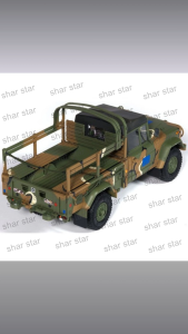 Academy 1/35 K311A1 Light Truck Model Kit (13551) – ROK Army Military Vehicle with Driver Figure Etched Parts & International Markings
