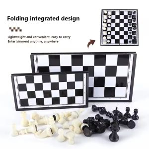 Folding Magnetic Chess Game 4 Sizes Plastic International Chess Game Educational Chess Game Gift For Adult Kids Beginner