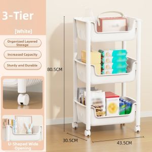 Multi-layer Mobile Storage Shelf