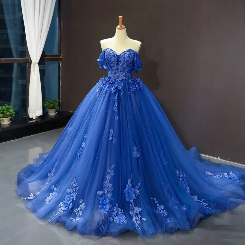 sachin and babi light blue dress Fairytale Style 913 Blue Quartz