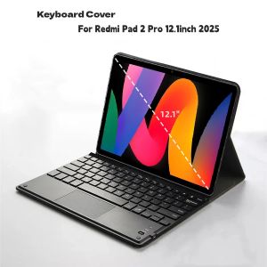 Keyboard Case For Xiaomi Redmi Pad 2 Pro 12.1 Inch 2025 Touchpad Keyboard Tablets Cover For Redmi Pro /POCO Pad 12.1 inch Funda
