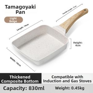 XIANGYOUYOU | Japanese Style Non-Stick Square Griddle for Tamagoyaki