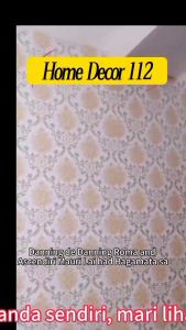 (Stok Sedia) HYLL 2D Wallpaper Wall Stickers Self Adhesive Waterproof 45cm * 1000cm Kertas Dinding Vintage Murah Berkualiti