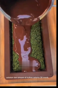 Cetakan coklat batang / Cetakan permen Kue Coklat silikon DUBAi / Pencetak coklat batang size BESAR