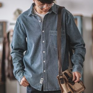 Wear-resistant Work Uniform Mens Shirt for Commuting Labor Protection Construction Site Long Sleeve Button Decorated Polyester Fabric Spring Season Fashion Urban Style